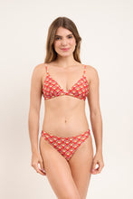 Carica l'immagine nel visualizzatore di Gallery, Model Front: Rio De Sol Reggiseno Top Floral-Scales Tri-Fixo