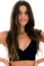 Carica l'immagine nel visualizzatore di Gallery, Gallery: Rio De Sol Reggiseno Top Cotele-Preto Tri-Tank