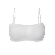 Carica l'immagine nel visualizzatore di Gallery, Product Front: Rio De Sol Reggiseno Top Memphis-White Bandeau-Reto