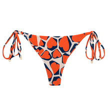 Carica l'immagine nel visualizzatore di Gallery, Product Front: Rio De Sol Slip Bottom Amore-Red Cheeky-Tie