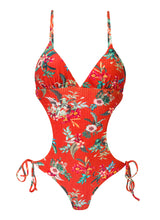 Carica l'immagine nel visualizzatore di Gallery, Product Front: Rio De Sol Intero Wildflowers Trikini
