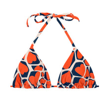 Carica l'immagine nel visualizzatore di Gallery, Product Front: Rio De Sol Reggiseno Top Amore-Red Tri-Inv