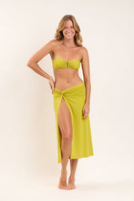 Carica l'immagine nel visualizzatore di Gallery, Image 04: Rio De Sol Gonna Da Spiaggia Fluity-Abacateiro Long Skirt Knot