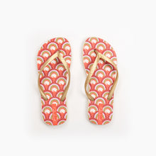 Carica l'immagine nel visualizzatore di Gallery, Product Front: Rio De Sol Infradito Floral-Scales Slim