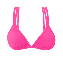 Carica l'immagine nel visualizzatore di Gallery, Product Front: Rio De Sol Reggiseno Top Malibu-Rosa Tri-Duo