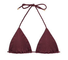 Carica l'immagine nel visualizzatore di Gallery, Product Front: Rio De Sol Reggiseno Top Barolo Tri-Rope