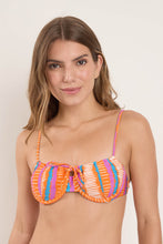Carica l'immagine nel visualizzatore di Gallery, Gallery: Rio De Sol Reggiseno Top Stripes Balconet-Tie