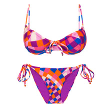 Carica l'immagine nel visualizzatore di Gallery, Product Front: Rio De Sol Completo Set Funny Balconet-Tie Ibiza-Comfy