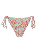 Carica l'immagine nel visualizzatore di Gallery, Product Front: Rio De Sol Slip Bottom Ditsy-Sky Cheeky-Tie