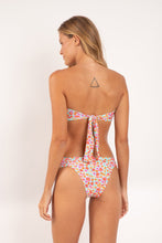 Carica l'immagine nel visualizzatore di Gallery, Model Back: Rio De Sol Reggiseno Top Ditsy-Sky Mavi