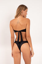 Carica l'immagine nel visualizzatore di Gallery, Model Back: Rio De Sol Reggiseno Top Shimmer-Black Mavi