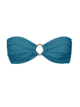 Carica l'immagine nel visualizzatore di Gallery, Product Front: Rio De Sol Reggiseno Top Crespinho-Atlantico Mavi