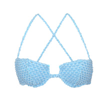 Carica l'immagine nel visualizzatore di Gallery, Product Front: Rio De Sol Reggiseno Top Drift-Cianita Juliette-Tie