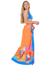 Carica l'immagine nel visualizzatore di Gallery, Image 03: Rio De Sol Pareo Orange Bloom Canga