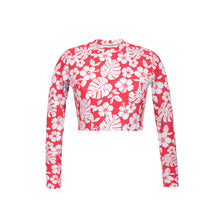 Carica l'immagine nel visualizzatore di Gallery, Product Front: Wednesday In Hawaii By Rio De Sol Reggiseno Top Pua-Hibiscus Reef