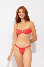 Carica l'immagine nel visualizzatore di Gallery, Model Front: Rio De Sol Slip Bottom Cali-Flamingo Eden