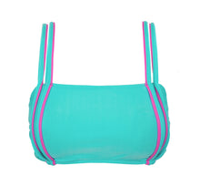 Carica l'immagine nel visualizzatore di Gallery, Product Front: Rio De Sol Reggiseno Top Duo Pink Blue