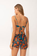 Carica l'immagine nel visualizzatore di Gallery, Model Back: Rio De Sol Gonna Da Spiaggia Luma Mini Skirt Ruched