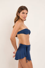 Carica l'immagine nel visualizzatore di Gallery, Image 03: Rio De Sol Gonna Da Spiaggia Mini Skirt Navy