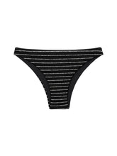 Carica l'immagine nel visualizzatore di Gallery, Product Front: Rio De Sol Slip Bottom Linea-Black Leblon