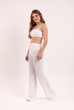 Carica l'immagine nel visualizzatore di Gallery, Image 02: Rio De Sol Pantaloni Da Spiaggia Memphis-White Pants Lana
