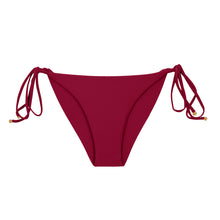Carica l'immagine nel visualizzatore di Gallery, Product Front: Rio De Sol Slip Bottom Touch-Carmim Cheeky-Tie