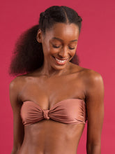 Carica l'immagine nel visualizzatore di Gallery, Image 09: Rio De Sol Reggiseno Top Shimmer-Copper Bandeau-Joy