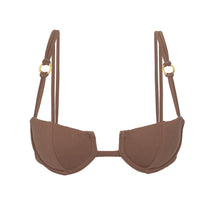 Carica l'immagine nel visualizzatore di Gallery, Product Front: Rio De Sol Reggiseno Top Sand-Cappuccino Juliette-Aya