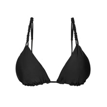 Carica l'immagine nel visualizzatore di Gallery, Product Front: Rio De Sol Reggiseno Top Touch-Black Selena