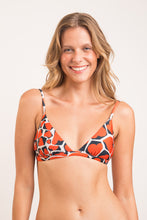 Carica l'immagine nel visualizzatore di Gallery, Gallery: Rio De Sol Reggiseno Top Amore-Red Tri-Fixo