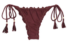 Carica l'immagine nel visualizzatore di Gallery, Product Front: Rio De Sol Slip Bottom Barolo Frufru-Fio