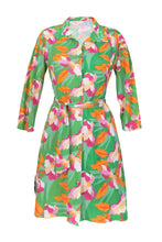 Carica l'immagine nel visualizzatore di Gallery, Product Front: Rio De Sol Camicia Green Bloom Chemise