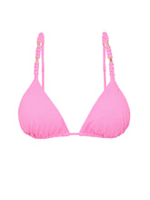 Carica l'immagine nel visualizzatore di Gallery, Product Front: Rio De Sol Reggiseno Top Crespinho-Rosa Lia-Noa