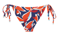 Carica l'immagine nel visualizzatore di Gallery, Product Front: Rio De Sol Slip Bottom Leaves Cheeky-Tie