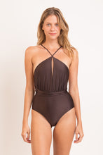 Carica l'immagine nel visualizzatore di Gallery, Model Front: Rio De Sol Intero Shimmer-Coffee New Vegas