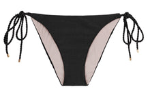 Carica l'immagine nel visualizzatore di Gallery, Product Front: Rio De Sol Slip Bottom Shimmer-Black Ibiza-Rope