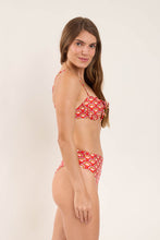 Carica l'immagine nel visualizzatore di Gallery, Image 04: Rio De Sol Reggiseno Top Floral-Scales Balconet-Tie
