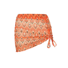 Carica l'immagine nel visualizzatore di Gallery, Product Front: Rio De Sol Gonna Da Spiaggia Maracai Mini Skirt Ruched