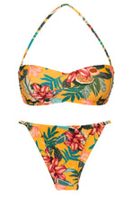 Carica l'immagine nel visualizzatore di Gallery, Product Front: Rio De Sol Completo Set Lis Bandeau-Pli Cheeky-Fixa