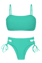 Carica l'immagine nel visualizzatore di Gallery, Product Front: Rio De Sol Completo Set Opal Bandeau-Reto Madrid