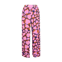 Carica l'immagine nel visualizzatore di Gallery, Product Front: Rio De Sol Pantaloni Da Spiaggia Amore-Pink Wide Pants