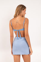 Carica l'immagine nel visualizzatore di Gallery, Model Back: Rio De Sol Gonna Da Spiaggia Drift-Cianita Lila Skirt