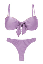 Carica l'immagine nel visualizzatore di Gallery, Product Front: Rio De Sol Completo Set Shimmer-Harmonia Bandeau-Knot Nice-Fio