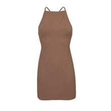 Carica l'immagine nel visualizzatore di Gallery, Product Front: Rio De Sol Mini Dress Sand-Cappuccino Talia Dress