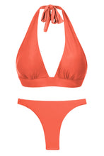 Carica l'immagine nel visualizzatore di Gallery, Product Front: Rio De Sol Completo Set Light-Peach Halter-Cos Leblon-Fio