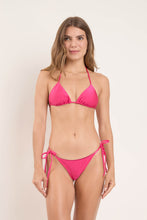 Carica l'immagine nel visualizzatore di Gallery, Model Front: Rio De Sol Slip Bottom Shimmer-Olinda Cheeky-Tie