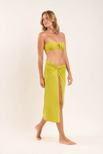 Carica l'immagine nel visualizzatore di Gallery, Image 02: Rio De Sol Gonna Da Spiaggia Fluity-Abacateiro Long Skirt Knot