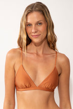 Carica l'immagine nel visualizzatore di Gallery, Gallery: Rio De Sol Reggiseno Top Shimmer-Nocciola Tri-Fixo-Noa
