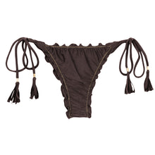 Carica l'immagine nel visualizzatore di Gallery, Product Front: Rio De Sol Slip Bottom Shimmer-Coffee Frufru-Fio