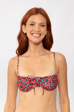 Carica l'immagine nel visualizzatore di Gallery, Gallery: Rio De Sol Reggiseno Top Coral-Feline Balconet-Tie